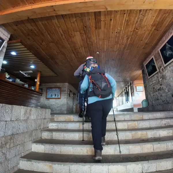 Entering Hotel Everest View