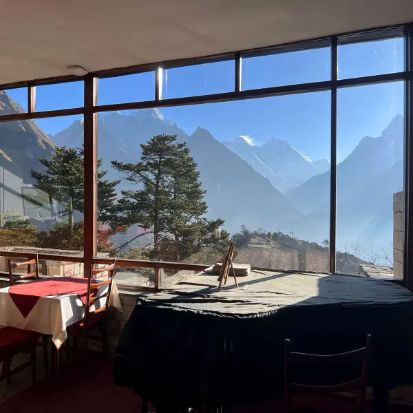 Everest Range View From Din