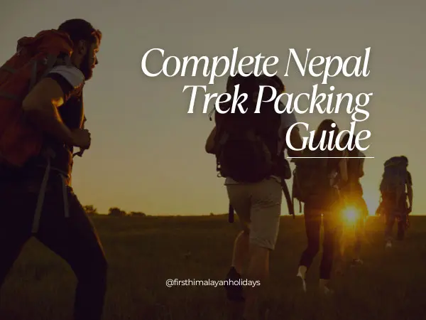 Nepal Trekking Packing List