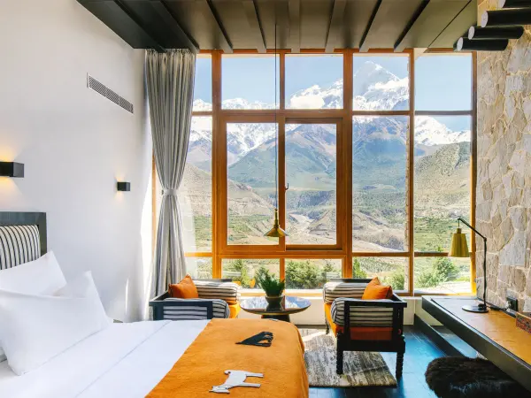 Bedroom With Himalayas