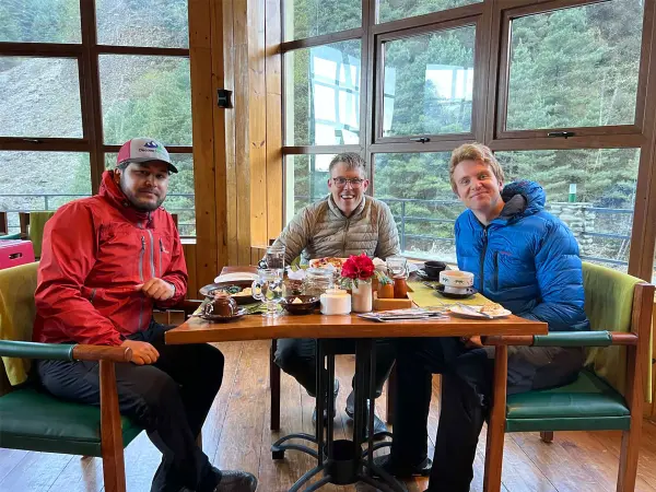 Having Breakfast At Hotel Everest View