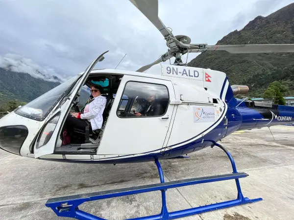 Helicopter Flight To Kathma