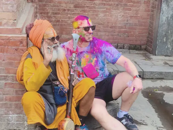 Holi With Sadus