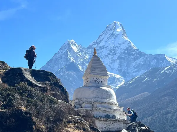Mount Ama Dablam As Backdro
