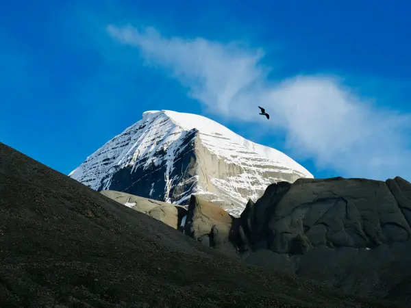 Mount Kailash With Snow
