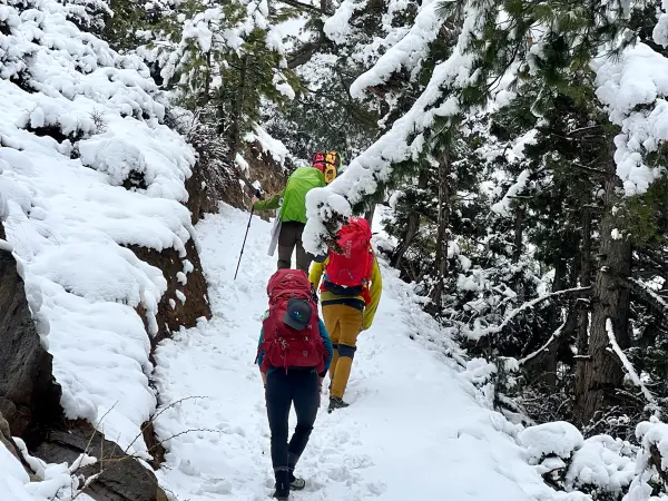 Snowfall During Annapurna C